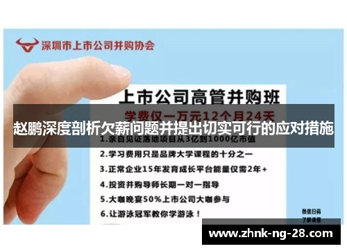 赵鹏深度剖析欠薪问题并提出切实可行的应对措施 赵鹏深度剖析欠薪问题并提出切实可行的应对措施